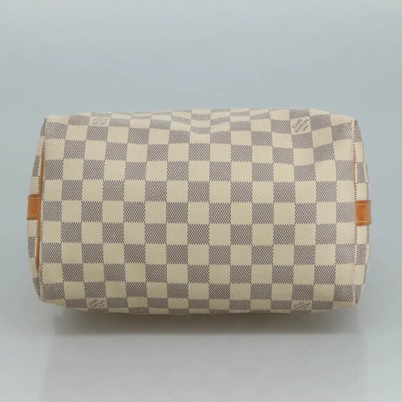 LOUIS VUITTON Damier Azur Speedy Bandouliere 25 Hand Bag N41000 LV Auth 110764 - Picture 7 of 16